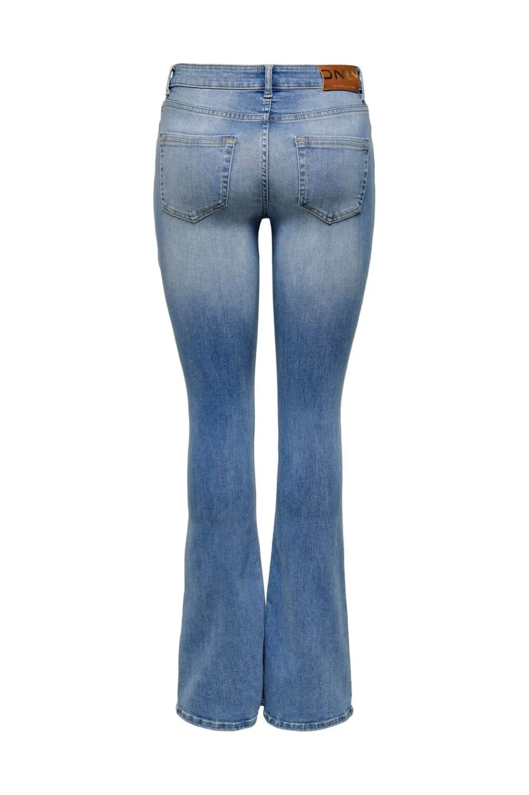 New Only Onlblush Mid Flared 3776305 Light Blue Denim