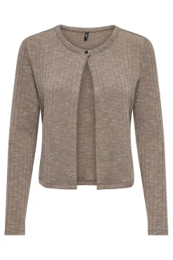 Hot Only Onlbora Life L/S Cardigan 4869416 Mountain Trail Black Silver Heart Button