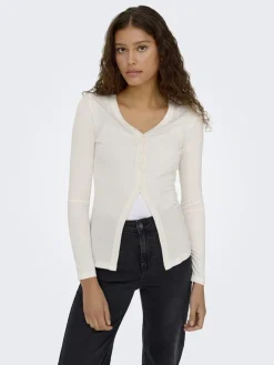 New Only Onlbora L/S Cardigan 4956937 Cloud Dancer