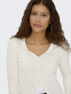 New Only Onlbora L/S Cardigan 4956937 Cloud Dancer