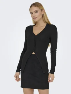 New Only Onlbora L/S Cardigan 4919296 Black