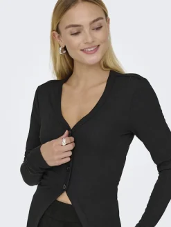 New Only Onlbora L/S Cardigan 4919296 Black