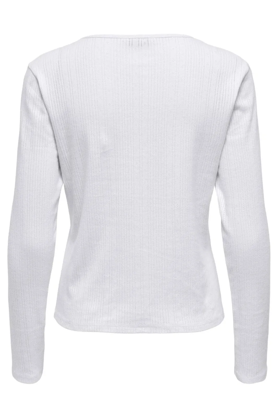 Clearance Only Onlbremen O-Neck L/S Top Moch 4870533 White