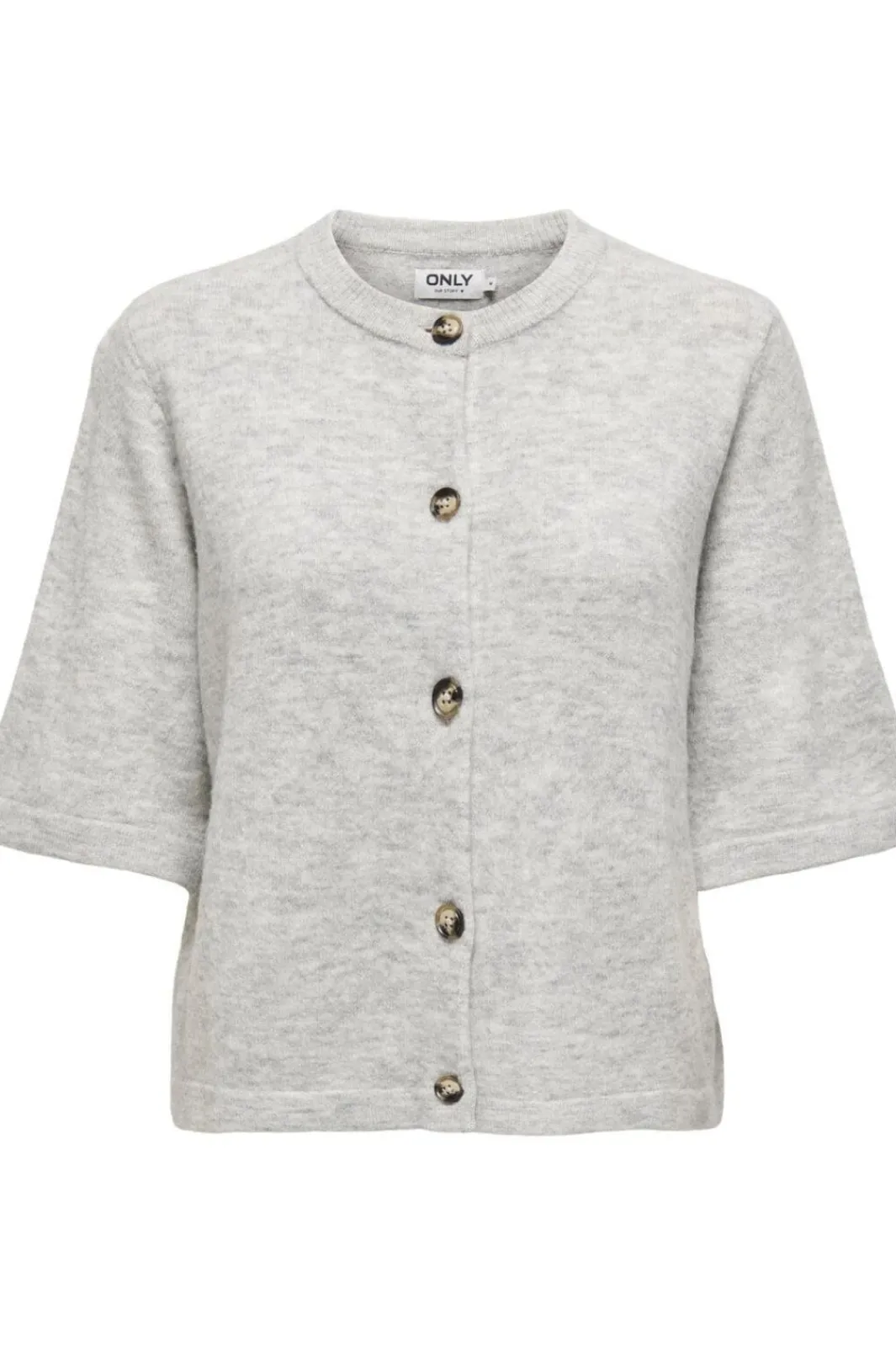 Clearance Only Onlcamilla S/S Cardigan Knt 4758829 Light Grey Melange
