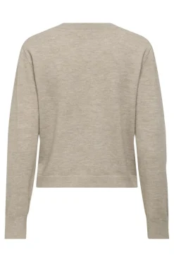 Clearance Only Onlcamille Basic L/S Cardigan Knt 4770074 Pumice Stone Melange