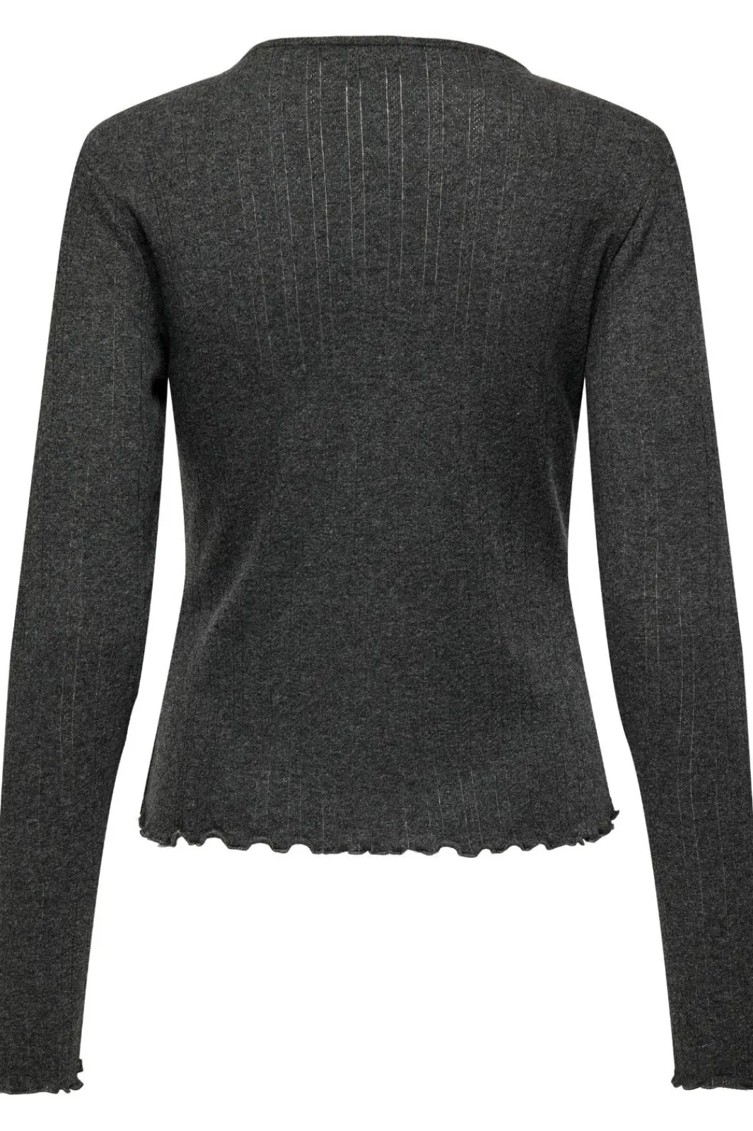 Clearance Only Onlcarlotta L/S Top 4238308 Dark Grey Melange