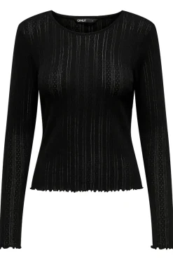 Hot Only Onlcarlotta L/S Top 4210751 Black