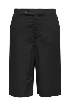 Outlet Only Onlcaro Linen Bl Bermu Shorts Cc 4727116 Black