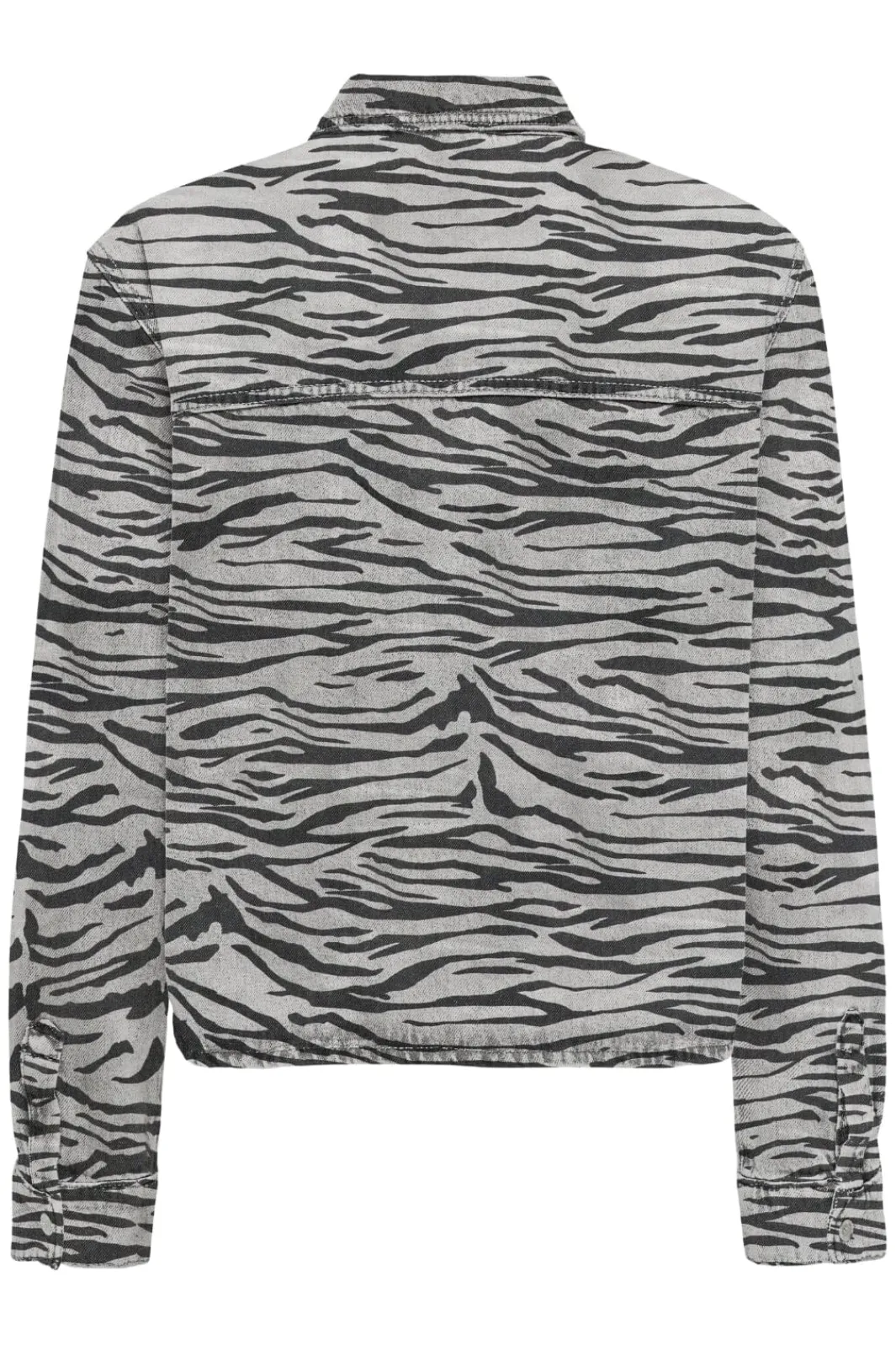 Clearance Only Onlcassie Ls Zebra Shirt Sik 4839009 Light Grey Denim Zebra