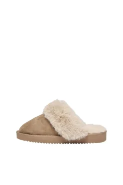 Only Shoes Onlcath Teddy Homeslipper 4841815 Cognac