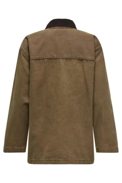 Only Onlcava Collar Coat Cc 4839382 Bistre Chocolate Torte