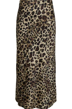 New Only Onlchigo Ankel Satin Skirt 4695412 Light Taupe Leo Energy
