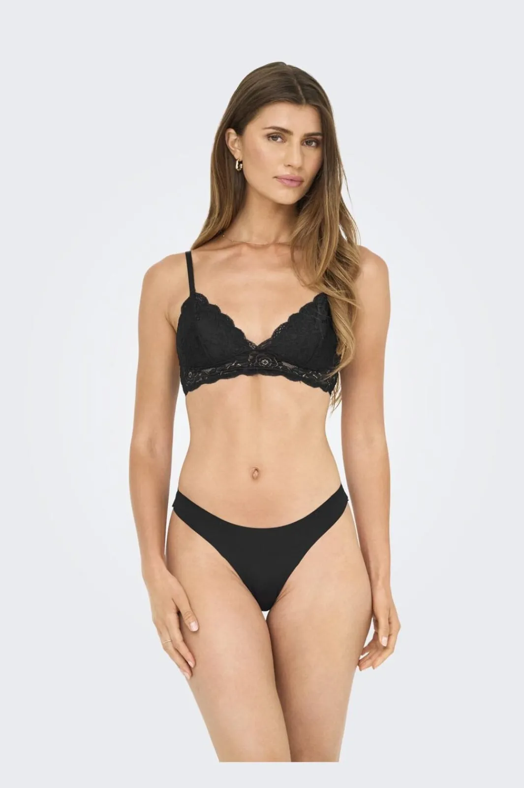 Outlet Only Onlchloe Lace Brazil 3-Pack Acc 4801845 Black X3
