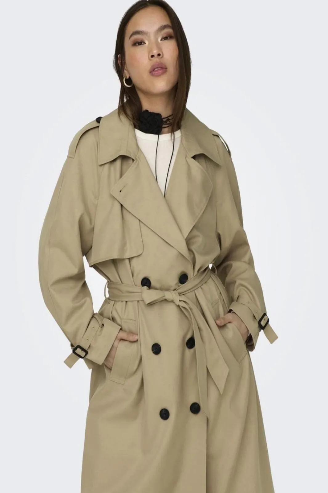 Discount Only Onlchloe Trenchcoat Double B. Otw 3781745 Tannin