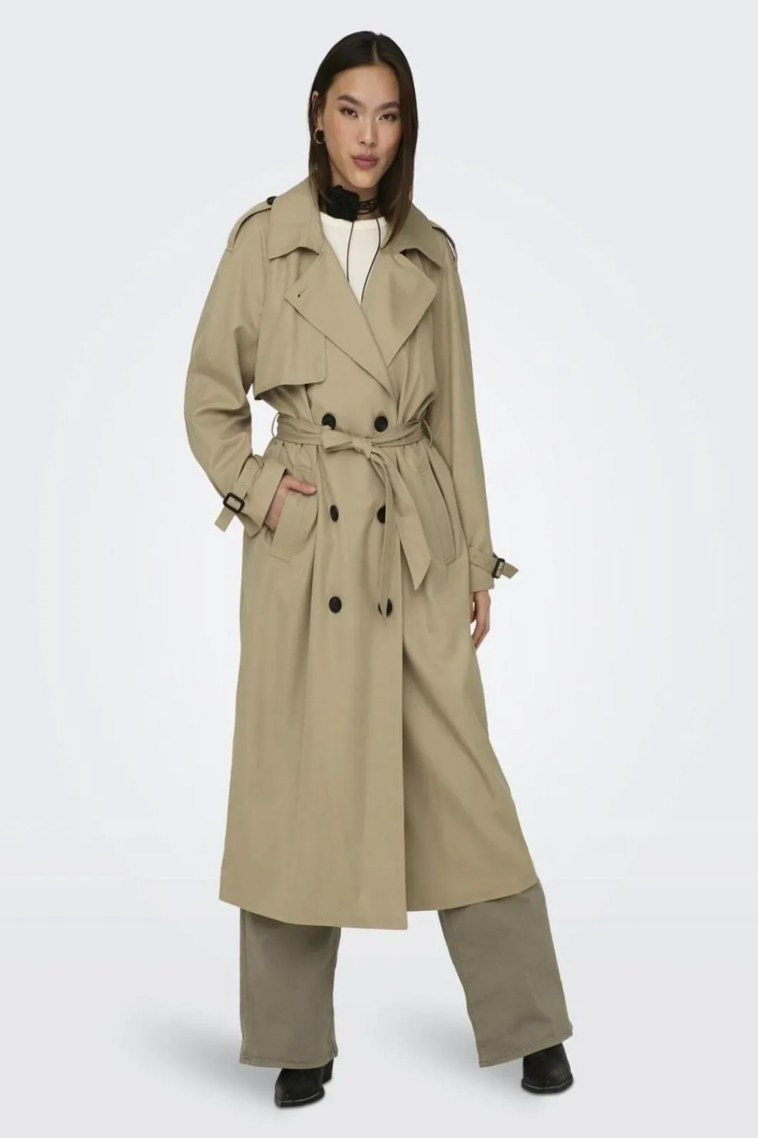 Discount Only Onlchloe Trenchcoat Double B. Otw 3781745 Tannin