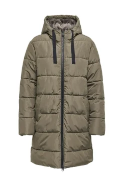 Best Only Onlclair Puffer Hood Coat Cc 4780666 Stone Gray