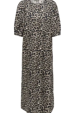 Sale Only Onlclara S/S Puff Sleeve Midi Dress 4944973 Black Leo