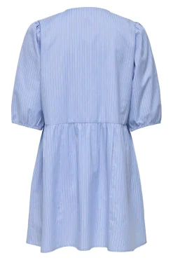 Outlet Only Onlclara Tessa Life Ss Bow Dress 4881783 Serenity W Bw+Ruby Wine