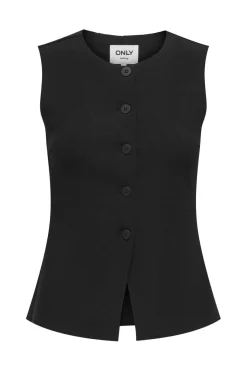 New Only Onlclever Life S/L Waistcoat Tlr 4857639 Black