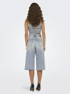 Clearance Only Onlcobain Reg Dest W Long Shorts Tai 4769481 Light Blue Denim