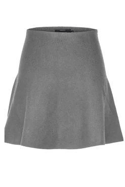 New Only Onlcoco Life Skaterskirt Cc Knt 4851961 Medium Grey Melange