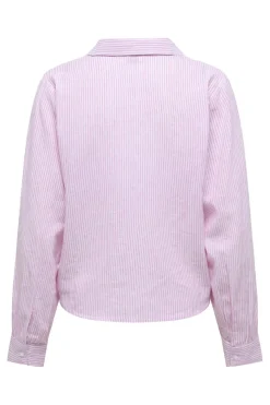 Sale Only Onlcosima L/S Emb Shirt 4957792 Pink Lady W. White Emb