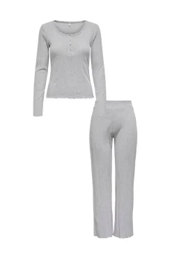 Sale Only Onlcozy Pyjamas Set Acc 4655860 Light Grey Melange