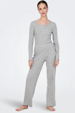 Sale Only Onlcozy Pyjamas Set Acc 4655860 Light Grey Melange