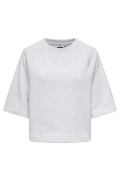 Best Only Onldasie 2/4 O-Neck Raglan Ub Swt 4918537 Light Grey Melange