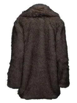 Only Onldawn Life Faux Fur Coat Cc 4852235 Chocolate Torte