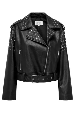 Online Only Onldestiny Faux Leather Biker 4467503 Black