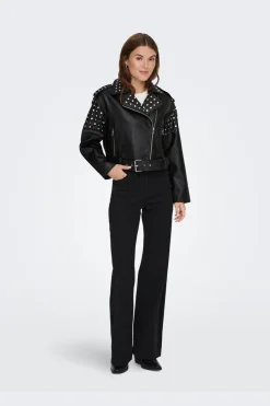 Online Only Onldestiny Faux Leather Biker 4467503 Black