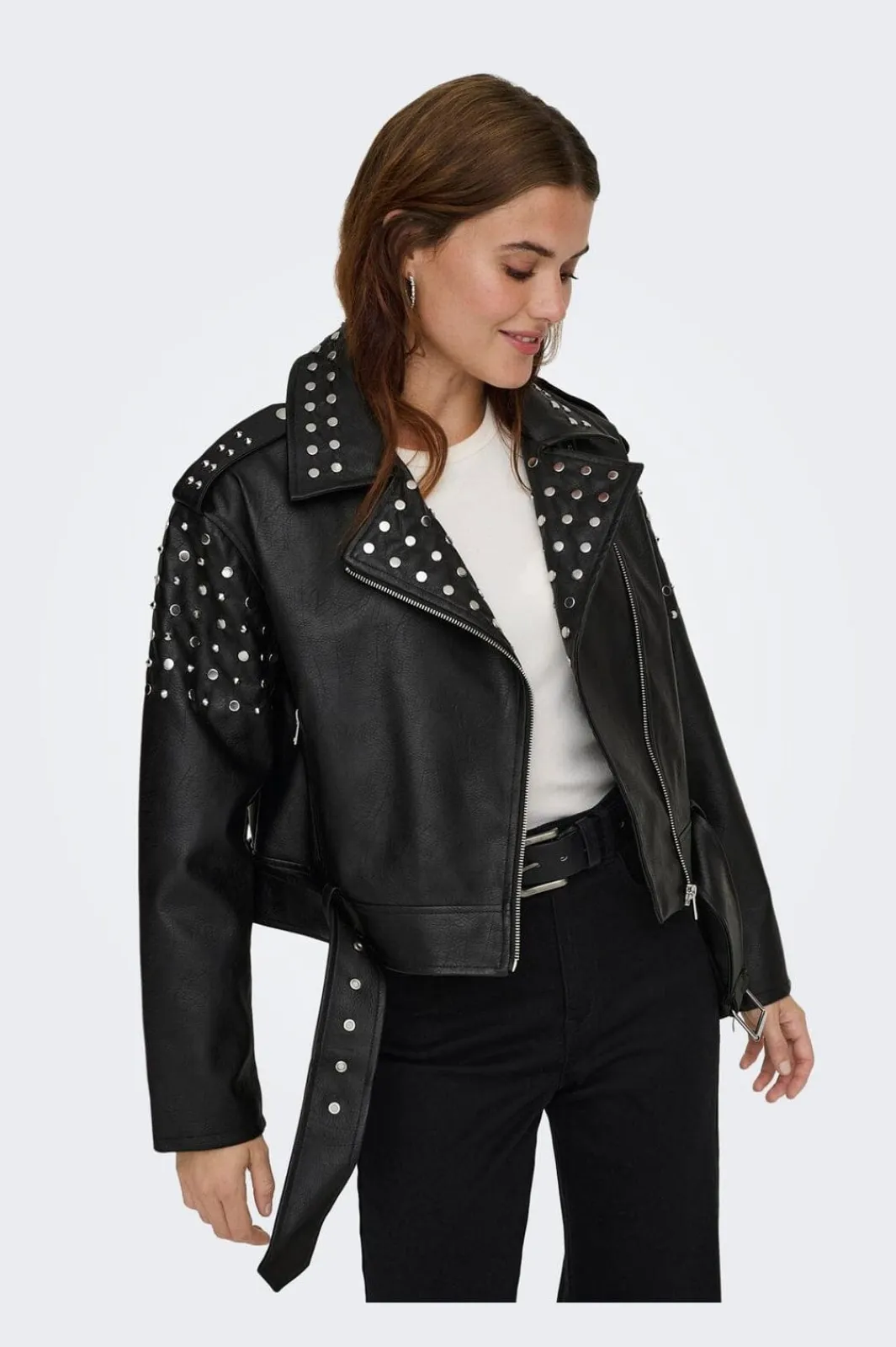 Online Only Onldestiny Faux Leather Biker 4467503 Black