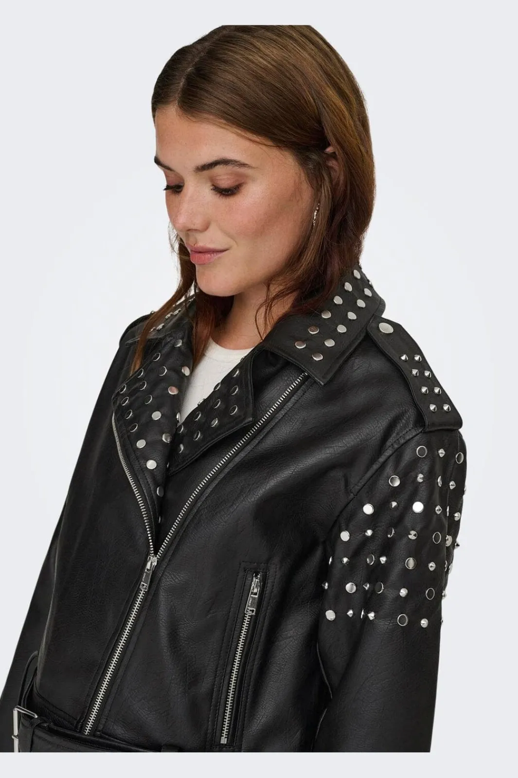 Online Only Onldestiny Faux Leather Biker 4467503 Black