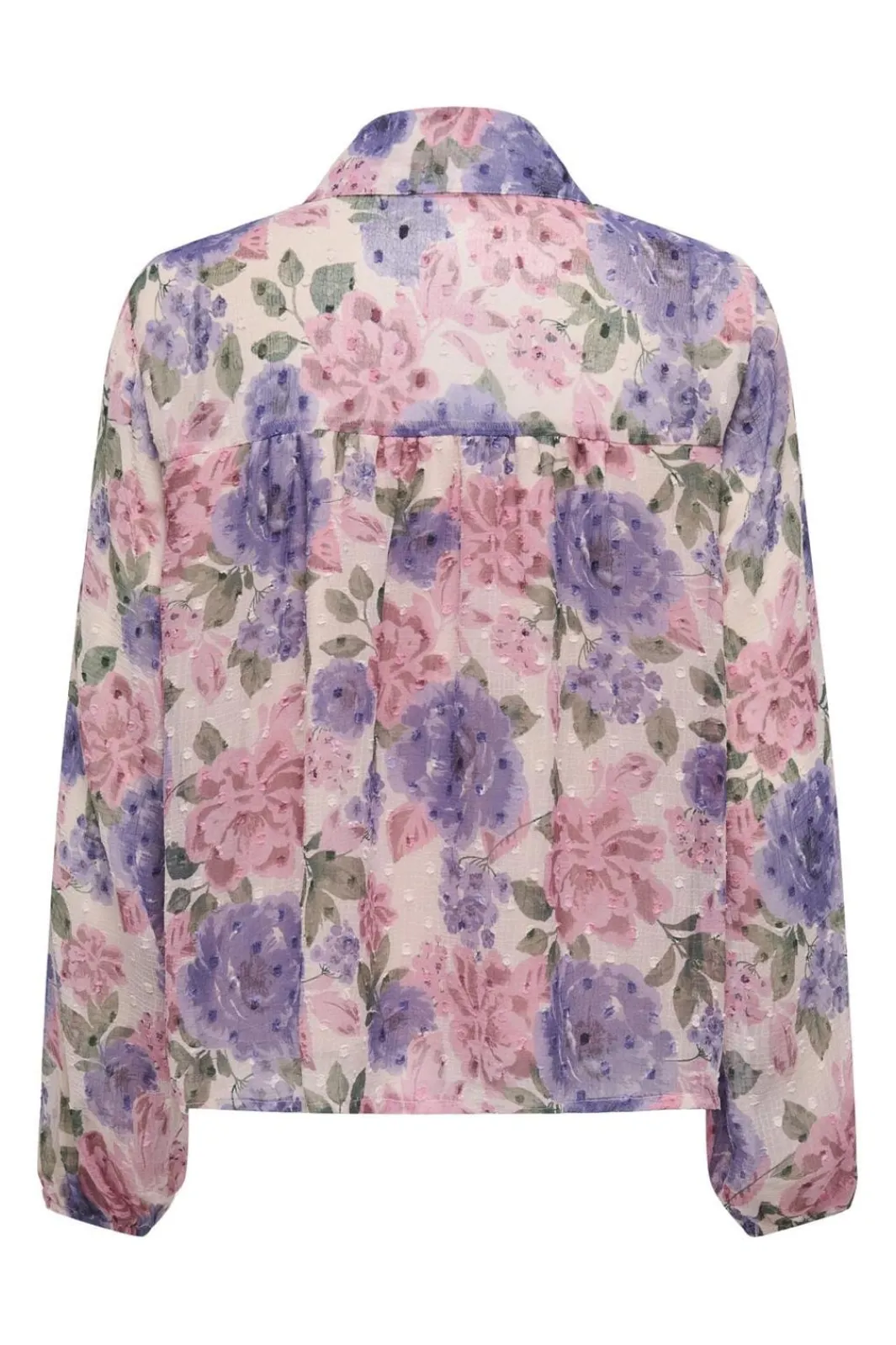 Best Only Onldina L/S Top 4787723 Cloud Dancer Ella Flower