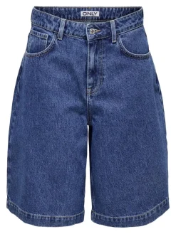Online Only Onldorsi Reg Loose Long Shorts Sik 4887783 Medium Blue Denim