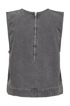 Hot Only Onldorsi S/L Top Sik 4774526 Medium Grey Denim
