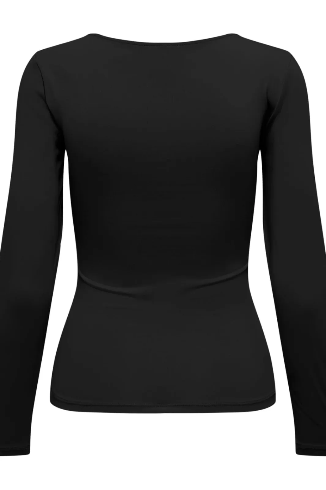 Online Only Onlea L/S 2-Way Deep Neck Top 4372227 Black