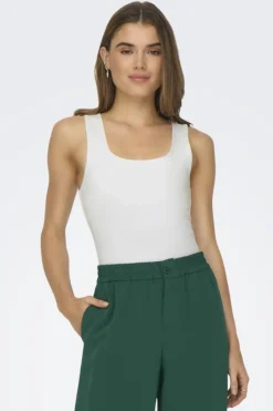 Only Onlea S/L 2-Ways Fit Top 4405530 Bright White