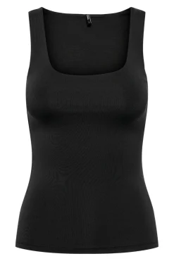 Hot Only Onlea S/L 2-Ways Fit Top 4141432 Black