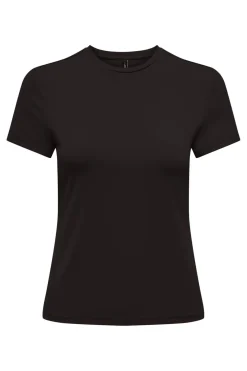 Clearance Only Onlea S/S Top O-Neck 4596265 Chocolate Torte