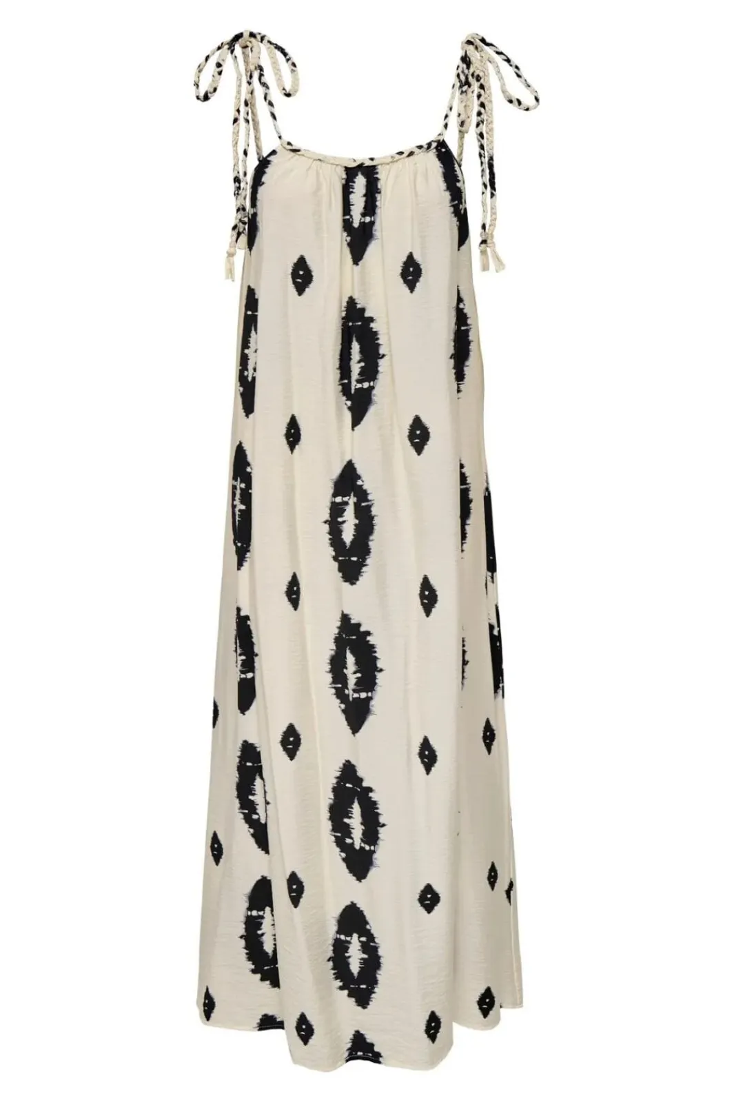 Online Only Onlelanor Sl Braid Ankel Dress 4772943 Cloud Dancer W Black