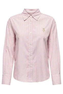 Online Only Onlelara L/S Emb Shirt 4976625 Crystal Rose Cloud Dancer