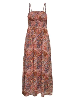 Discount Only Onlelena Vikki Life Strap Dress 4802641 Langoustino Cool Indie