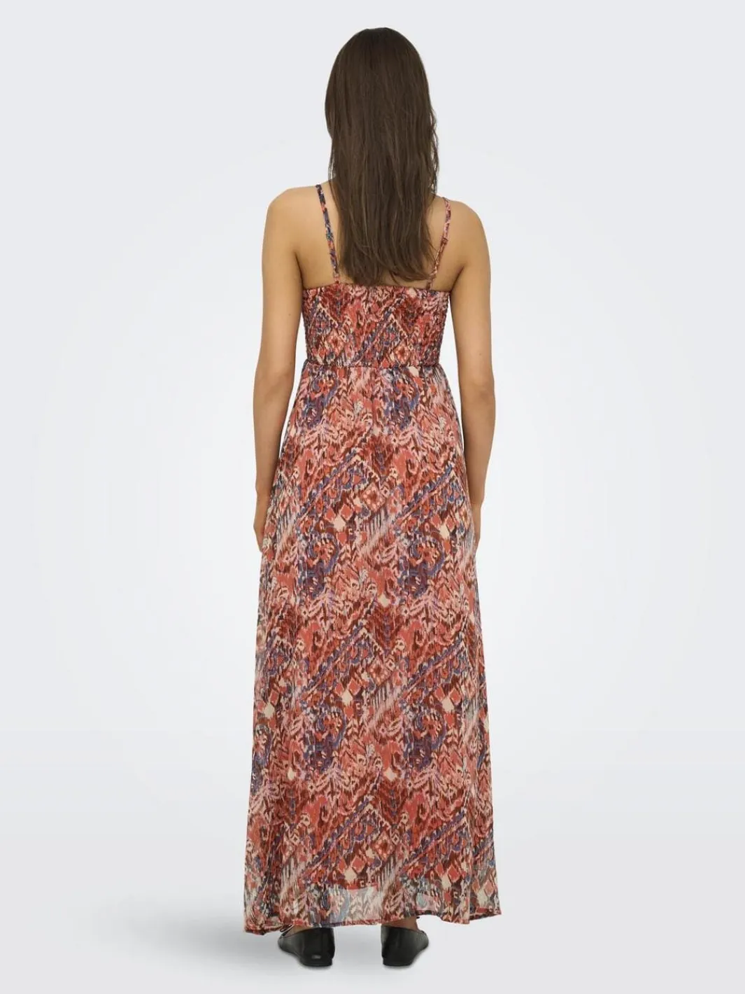 Discount Only Onlelena Vikki Life Strap Dress 4802641 Langoustino Cool Indie