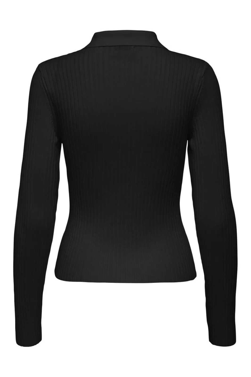 Discount Only Onlelisa L/S Rib Polo Knt 4830989 Black