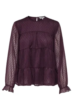 Outlet Only Onleliza Life Ls Dobby Top 4861790 Winetasting