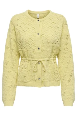 Sale Only Onlelke Life Ls Cardigan Cc Knt 4976276 Sunlight Silver Heart Button