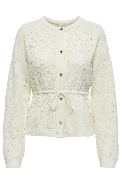 Clearance Only Onlelke Life Ls Cardigan Cc Knt 4976277 Birch Silver Heart Button