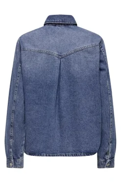 Hot Only Onlella L/S Pocket Shirt Tai519 4636338 Medium Blue Denim